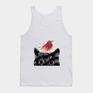 Peeking cat Tank Top